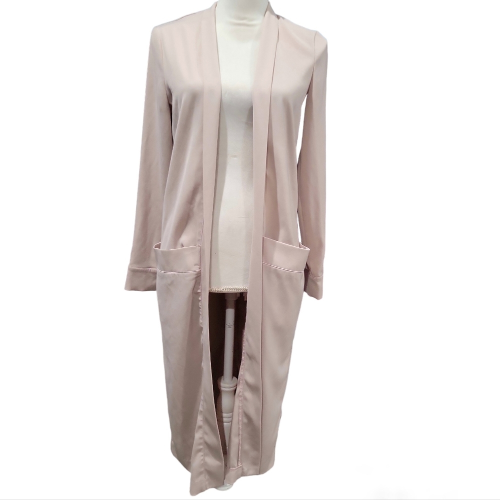 Dynamite Nude Lightweight Trench Jacket Size Small